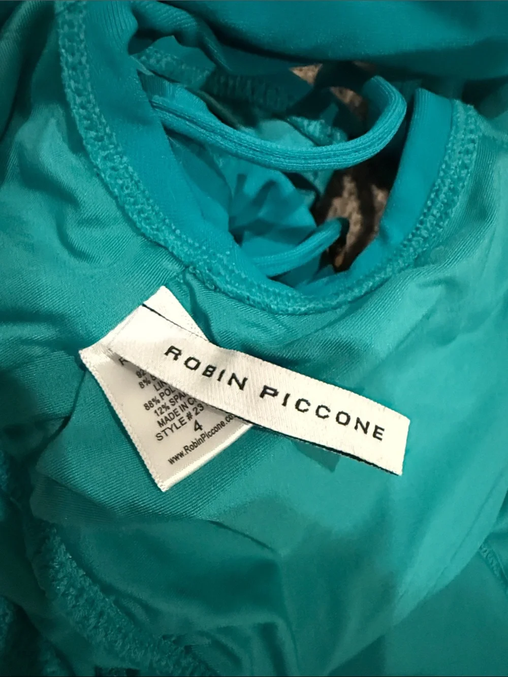 Robin Piccone bright turquoise